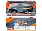 1942-47 Ford "Jailbar" Pickup Truck Blue and Black "Timeless Legends" Series 1/24 Diecast Model Car by Motormax-2
