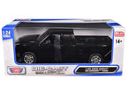 2006 Chevrolet Silverado 1500 Pickup Truck Black "Die-Cast Collection" Series 1/25 Diecast Model Car by Motormax-2