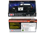 2022 Ford Police Interceptor Utility "California Highway Patrol" Black and White "Law Enforcement and Public Service" Series 1/43 Diecast Model Car by Motormax-2