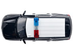 2025 Chevrolet Tahoe PPV "LAPD (Los Angeles Police Department)" Black and White with Flashing Light Bar and Front and Rear Lights and Sounds 1/24 Diecast Model Car by Motormax-0