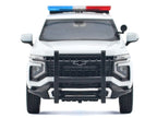 2025 Chevrolet Tahoe PPV "RCMP (Royal Canadian Mounted Police)" White with Stripes with Flashing Light Bar and Front and Rear Lights and Sounds 1/24 Diecast Model Car by Motormax-3