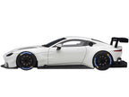 2018 Aston Martin Vantage GTE Le Mans PRO White with Carbon Accents 1/18 Model Car by Autoart-1