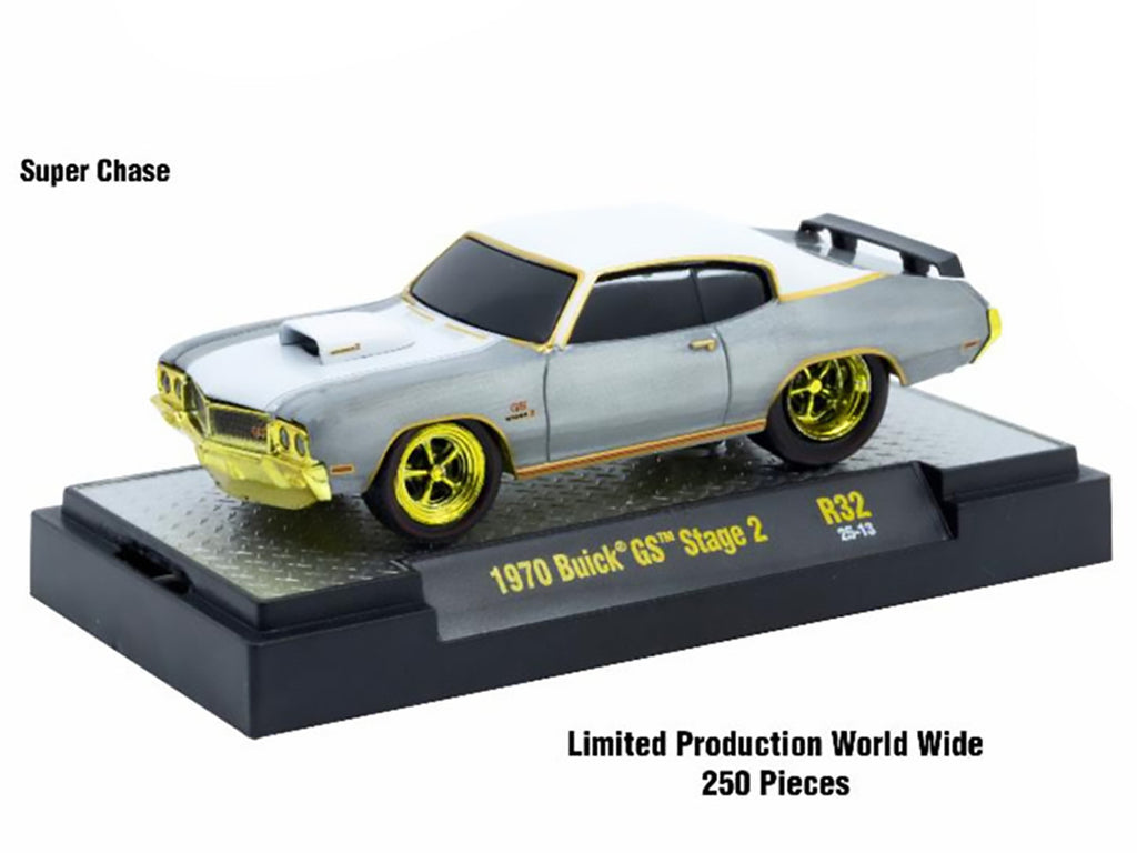"Ground Pounders" 6 Cars Set Release 32 IN DISPLAY CASES Limited Edition 1/64 Diecast Model Cars by M2 Machines-1