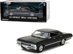 1967 Chevrolet Impala Sport Sedan Tuxedo Black 1/24 Diecast Model Car by Greenlight-0