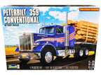 Level 4 Model Kit Peterbilt 359 Conventional Truck Tractor (without Trailer) "Historic Series" 1/25 Scale Model by Revell-0