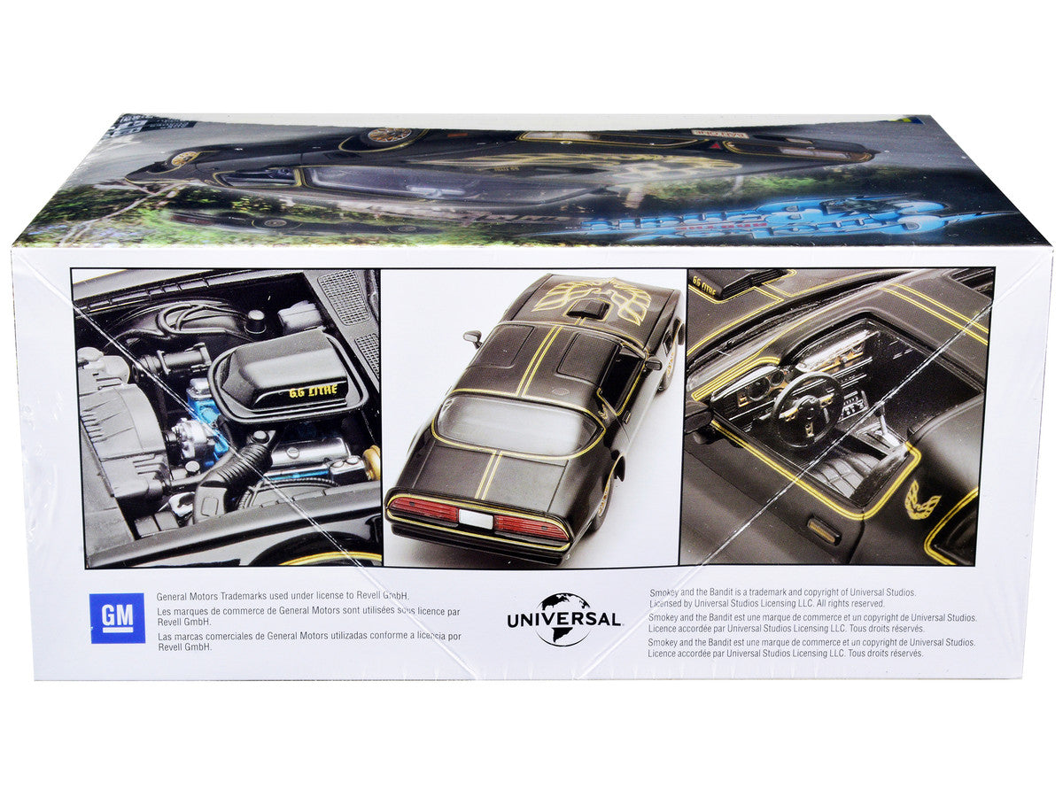 Level 4 Model Kit 1977 Pontiac Firebird "Smokey and the Bandit" (1977) Movie 1/25 Scale Model Car by Revell-1