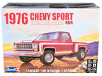 Level 4 Model Kit 1976 Chevrolet Sports Stepside 4x4 Pickup Truck 1/24 Scale Model by Revell-0
