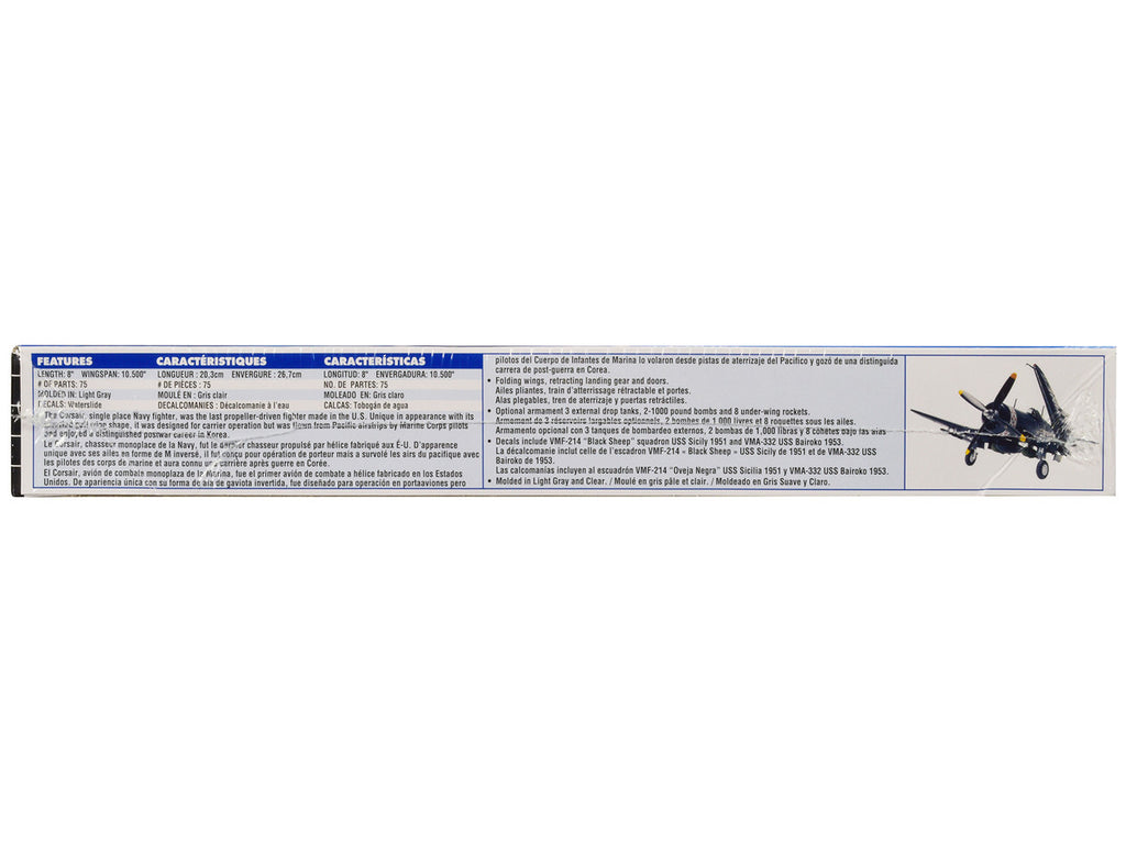 Level 4 Model Kit Vought F4U-4 Corsair Fighter Aircraft 1/48 Scale Model by Revell-2