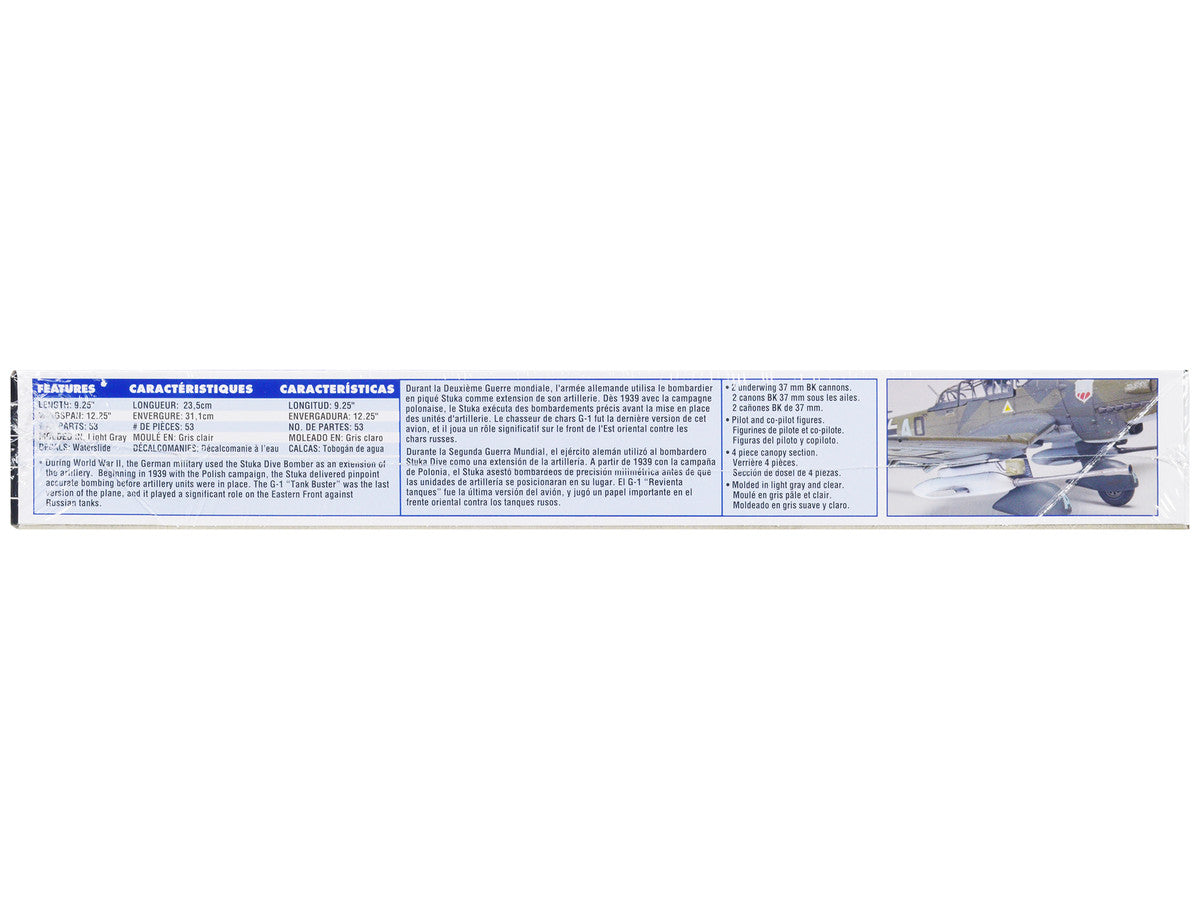 Level 4 Model Kit Junkers STUKA JU 87G-1 Tank Buster Bomber Aircraft 1/48 Scale Model by Revell-1