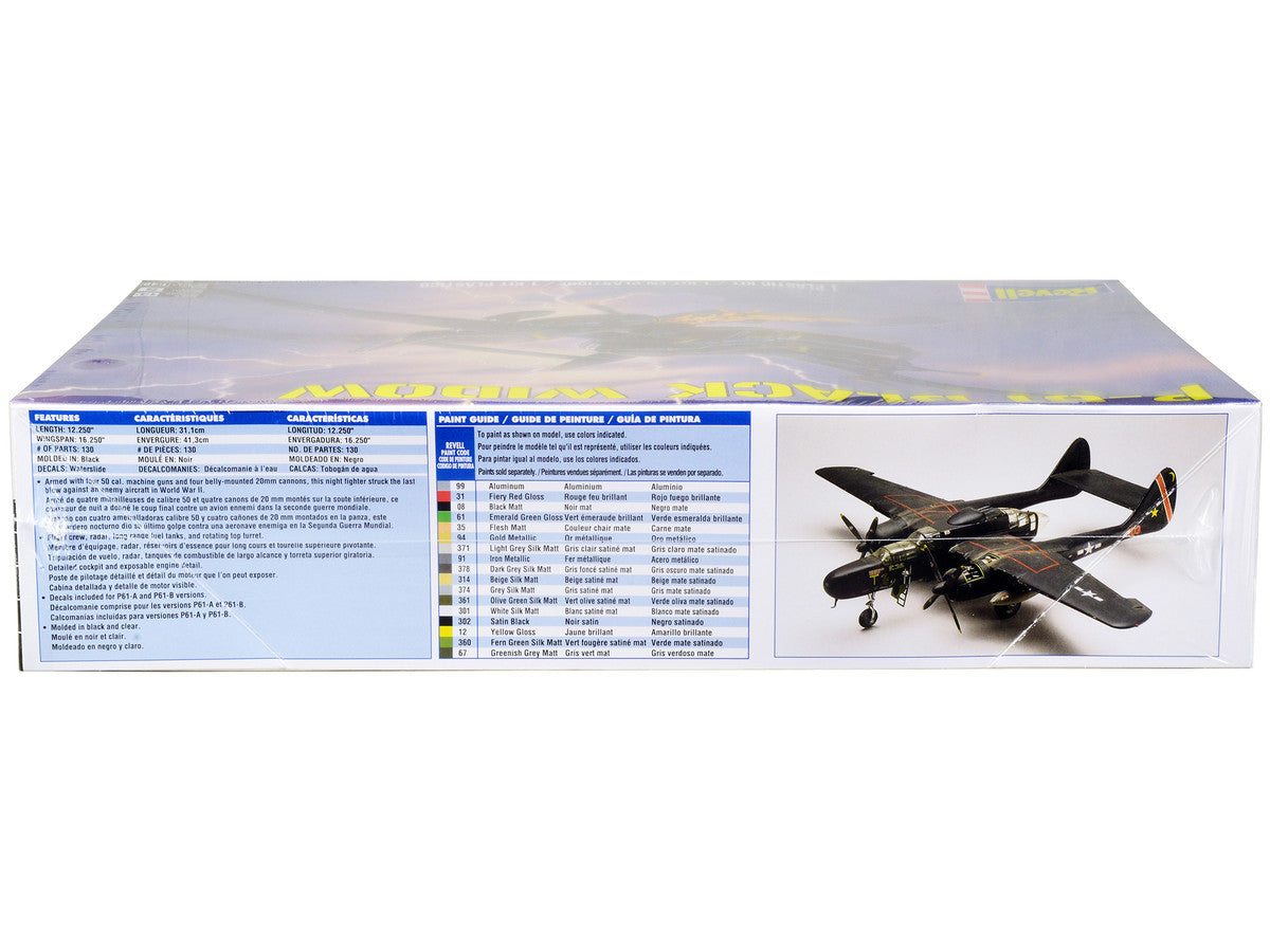 Level 5 Model Kit P-61 Black Widow Fighter Plane 1/48 Scale Model by Revell-1