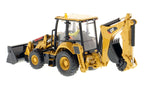 CAT Caterpillar 420F2 IT Backhoe Loader with Operator "High Line Series" 1/50 Diecast Model by Diecast Masters-1