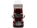 Peterbilt 579 UltraLoft Truck Tractor Red with "CAT Caterpillar" Mural Dry Van Trailer "Transport Series" 1/50 Diecast Model by Diecast Masters-2