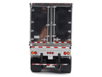 Peterbilt 579 UltraLoft Truck Tractor Black Metallic with "CAT Caterpillar" Mural Trailer "Transport Series" 1/50 Diecast Model by Diecast Masters-1