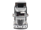 International Lonestar Truck with Sleeper Silver Metallic with "CAT Caterpillar" Mural Trailer "Transport Series" 1/50 Diecast Model by Diecast Masters-1