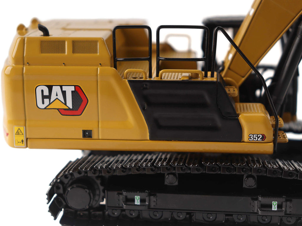 CAT Caterpillar 352 Next Generation Excavator Yellow "High Line" Series 1/50 Diecast Model by Diecast Masters-2