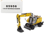 CAT Caterpillar M318 Wheeled Excavator Yellow with Operator "High Line" Series 1/50 Diecast Model by Diecast Masters-0