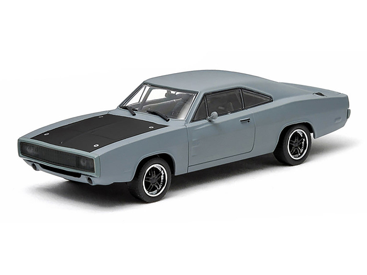 Dom's 1970 Dodge Charger R/T Primered Grey "Fast and Furious" Movie (2009) 1/43 Diecast Car Model by Greenlight-1