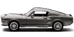 1967 Ford Mustang Custom "Eleanor" Gray Metallic with Black Stripes "Gone in 60 Seconds" (2000) Movie 1/43 Diecast Model Car by Greenlight-1