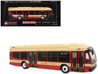 Nova Bus LFS HEV Transit Bus "Hamilton Street Railway 150th Anniversary" Cream and Red "The Bus & Motorcoach Collection" Limited Edition to 504 pieces Worldwide 1/87 (HO) Diecast Model by Iconic Replicas-4