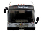 Nova Bus LFSH Hybrid Transit Bus "MTA Maryland" White with Red and Yellow Graphics "The Bus & Motorcoach Collection" Limited Edition to 504 pieces Worldwide 1/87 (HO) Diecast Model by Iconic Replicas-2