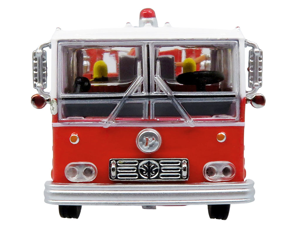 1974 Ward LaFrance Fire Engine "San Francisco Fire Department – Engine 31" Red with White Top "5 Alarm" Series Limited Edition 1/87 (HO) Diecast Model by Iconic Replicas-2