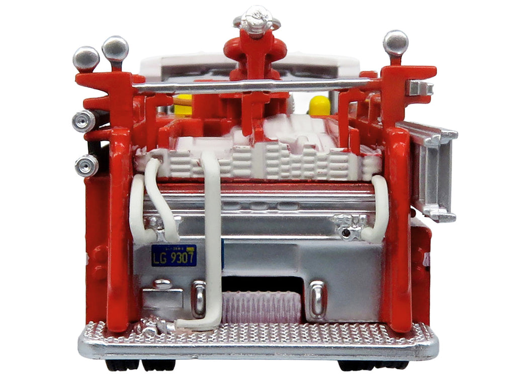 1974 Ward LaFrance Fire Engine "San Francisco Fire Department – Engine 31" Red with White Top "5 Alarm" Series Limited Edition 1/87 (HO) Diecast Model by Iconic Replicas-3