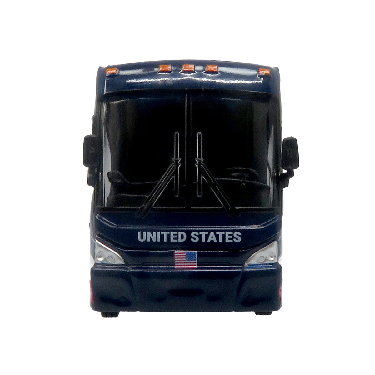 MCI J4500 Coach Bus "United States National Soccer Team" Dark Blue with Graphics "International Federation of the Global Game" Series Limited Edition to 504 pieces Worldwide 1/87 (HO) Diecast Model by Iconic Replicas-1