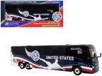 MCI J4500 Coach Bus "United States National Soccer Team" Dark Blue with Graphics "International Federation of the Global Game" Series Limited Edition to 504 pieces Worldwide 1/87 (HO) Diecast Model by Iconic Replicas-4