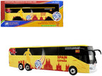 Daimler Tourrider Coach Bus "Spain National Football Team" Yellow with Graphics "International Federation of the Global Game" Series Limited Edition to 504 pieces Worldwide 1/87 (HO) Diecast Model by Iconic Replicas-4