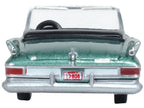 1961 Chrysler 300 Convertible Pinewood Green Metallic 1/87 (HO) Scale Diecast Model Car by Oxford Diecast-1