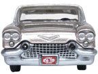 1957 Cadillac Eldorado Brougham Sandalwood Beige Metallic with Silver Top 1/87 (HO) Scale Diecast Model Car by Oxford Diecast-2
