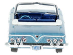 1961 Chevrolet Impala Convertible Jewel Blue Metallic and White with Blue Interior 1/87 (HO) Scale Diecast Model Car by Oxford Diecast-3