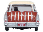 1957 Chevrolet Nomad Adobe Beige with Sierra Gold Top 1/87 (HO) Scale Diecast Model Car by Oxford Diecast-1