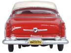 1955 Chrysler New Yorker Deluxe St. Regis Tango Red and Platinum Metallic 1/87 (HO) Scale Diecast Model Car by Oxford Diecast-2