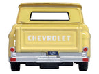 1965 Chevrolet C10 Stepside Pickup Truck Yellow 1/87 (HO) Scale Diecast Model Car by Oxford Diecast-3