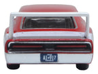 1969 Dodge Charger Daytona Red with White Stripe 1/87 (HO) Scale Diecast Model Car by Oxford Diecast-2