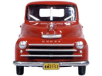 1948 Dodge B-1B Pickup Truck Red 1/87 (HO) Scale Diecast Model Car by Oxford Diecast-2