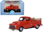 1948 Dodge B-1B Pickup Truck Red 1/87 (HO) Scale Diecast Model Car by Oxford Diecast-0