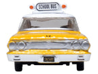 1964 Ford Country Station Wagon "Central School Bus" Yellow with White Top 1/87 (HO) Scale Diecast Model Car by Oxford Diecast-3