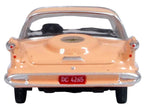1959 Chrysler Imperial Crown 2 Door Hardtop Persian Pink with White Top 1/87 (HO) Scale Diecast Model Car by Oxford Diecast-3