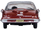 1959 Chrysler Imperial Crown 2 Door Hardtop Radiant Red with Black Top 1/87 (HO) Scale Diecast Model Car by Oxford Diecast-3