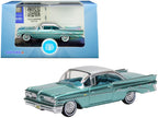 1959 Pontiac Bonneville Coupe Seaspray Green with Silver Top 1/87 (HO) Scale Diecast Model Car by Oxford Diecast-0