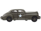 1942 Packard Clipper Touring Sedan "US Army Staff Car" Olive Drab 1/87 (HO) Scale Diecast Model Car by Oxford Diecast-1
