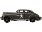 1942 Packard Clipper Touring Sedan "US Army Staff Car" Olive Drab 1/87 (HO) Scale Diecast Model Car by Oxford Diecast-2