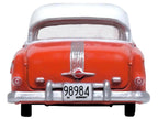 1954 Pontiac Chieftain 4 Door Coral Red with Winter White Top 1/87 (HO) Scale Diecast Model Car by Oxford Diecast-3