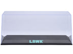 Collectible Display Show Case with Black Plastic Base and Green "LBWK" Logo for 1/18-1/24 Scale Model Cars by Autoart-0