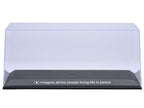 Collectible Display Show Case with Black Plastic Base and Green "LBWK" Logo for 1/18-1/24 Scale Model Cars by Autoart-1