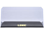 Collectible Display Show Case with Black Plastic Base and Gold "LBWK" Logo for 1/18-1/24 Scale Model Cars by Autoart-0