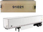 53' Dry Cargo Van Trailer White "Transport Series" 1/50 Diecast Model by Diecast Masters