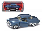1950 Studebaker Champion Blue Metallic 1/18 Diecast Model Car by Road Signature-0